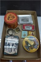 Small Tins, Measuring Tape, Collapsible Cup, etc
