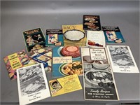 Vintage Cookbooks, Brochures