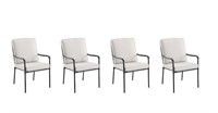 Set of 4 Steel Frame Dining Chair