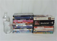 Lot of 17 DVD Movies  & 2 VHS Movies