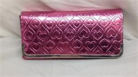 F3). VERY NICE PINK CLUTCH-WALLET, LIKE NEW