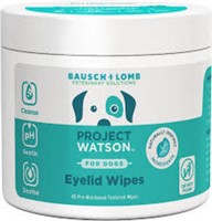 Project Watson Bausch + Lomb Dog Eyelid Wipes, Tea