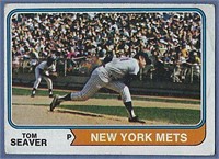 1974 Topps #80 Tom Seaver New York Mets