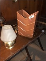 Red Wing Pottery Vase & Small Lamp
