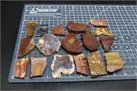 Various slabs, 1 lb 2.2 oz