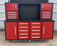 7 ft 18 Drawer Workbench(Red)