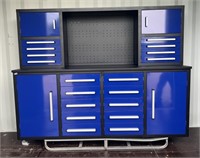 7 Ft 18 Drawer Workbench(Blue)
