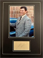 Ritchie Valens Custom Matted Autograph Display