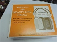 Vintage Archer Head Phone radio