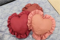 Pink pillows w/ fringe
