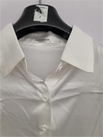 size S hotouch Womens white silky blouse