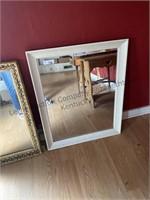 2 mirrors  approximately 26x32 and 23x30