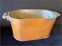 Large Copper Boiler Wash Tub