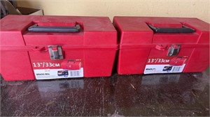 Pair of Stack-on Tool Boxes 13”