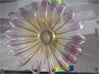 FEDERAL Glass Bowl Iridescent