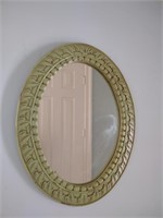 Nadeau Wood Framed Oval Mirror