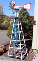 Decorative Wooden Yard Windmill, Weathervane