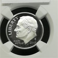 2019 S Silver Dime 10c PF70 NGC Ultra Cameo