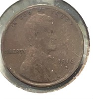 1916S Lincoln Wheat Cent F