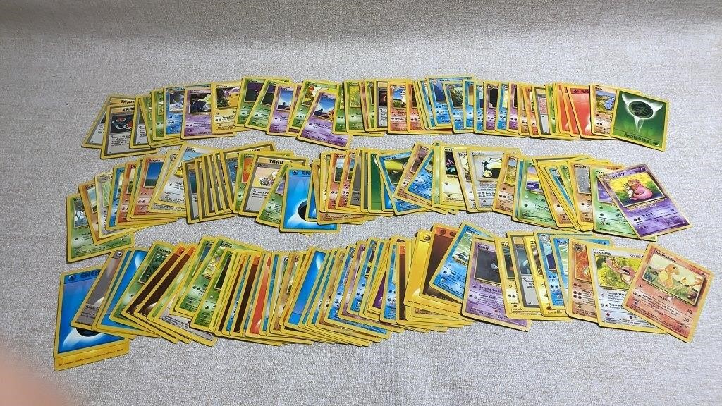 125+ 1990s Pokémon collectible cards