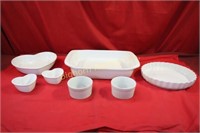 White Cookware: 7pc lot