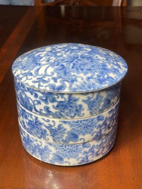 Blue & White Toscany Stacking Bowls