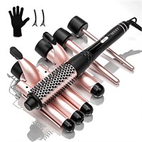 Curling Iron Set 5 in 1,MAXT Curling Wand Set