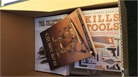 Box Lot Books inc Tools, Military etc