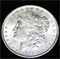 Brilliant 1896 Morgan Silver Dollar
