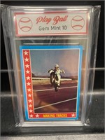 1974 Evel Knievel Card #20 Graded 10-RARE HTF!