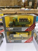 Corgi Ford Model T Cider & Soap Delivery Trucks