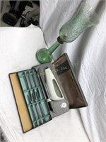 Old Oil Lamps, Old Electric Knife, Old Knives