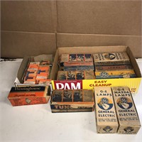 Antique Automotive Light Bulbs w/ Original Boxes