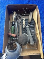 Box of Vtg utensils