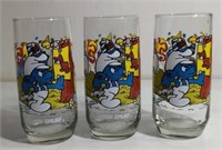 1983 Smurfs Handy Smurf Glasses 3 Total