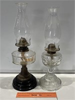 2 x Kerosene Lamps - Tallest 475mm