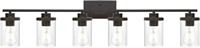 6 Light Vanity Oil-Rubbed Bronze 45.3 inch