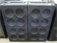 2- 8 ohm 800 Watt Enclosures