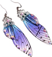 Butterfly Wing Rhinestone Jewelry Set