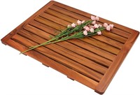 Wood Bath Mat, Shower Mat 18"x24"