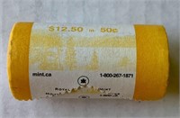 2007 Canada 50 Cent Coin Roll