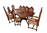 Ball & Claw Foot Dining Room Table And Chairs