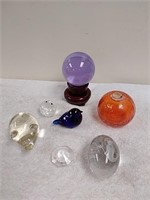 Decorative glass pieces