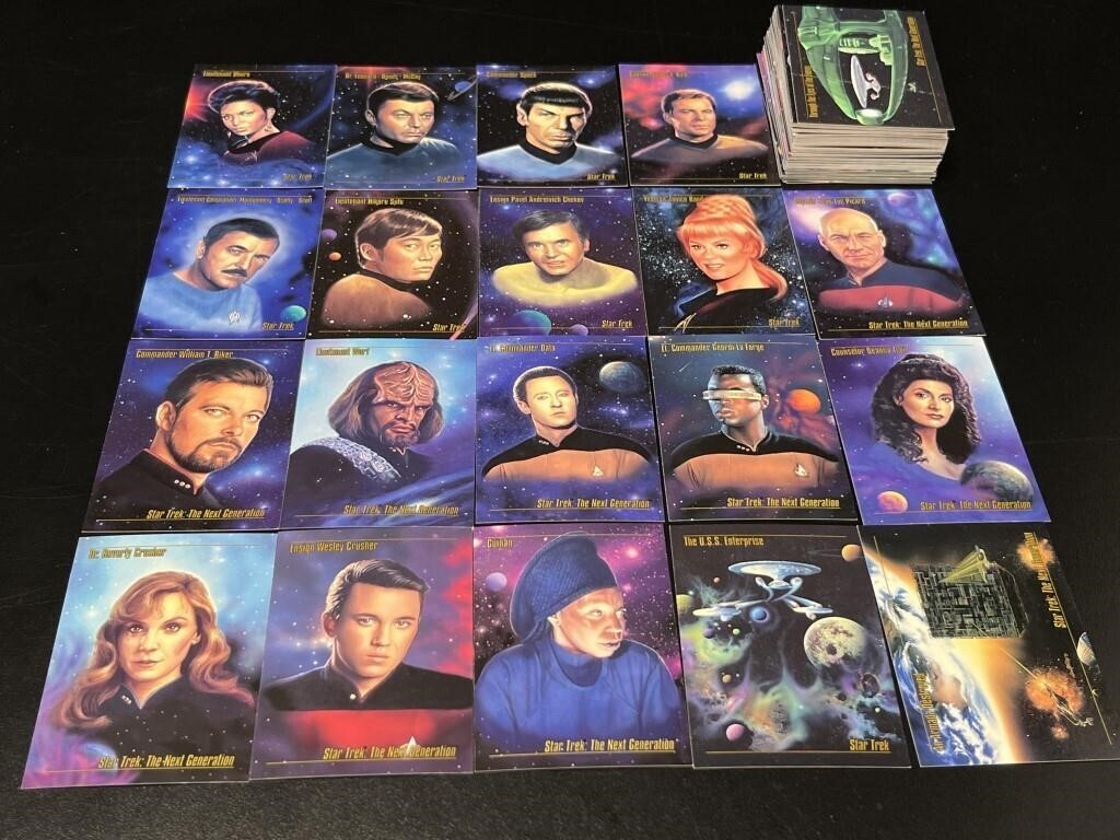 Star Trek: The Next Generation 1-90 Set Cards,