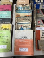 6 Toyota 1980's Repair Manuals