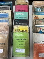 6 Toyota 1980's Repair Manuals