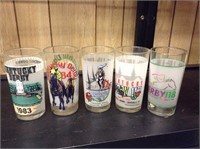 (5) Kentucky Derby glasses 83' 84' 116-118