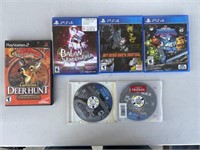 5 PS4 GAMES & 1 PS2 GAME