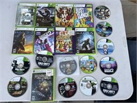 20 GAMES IN & OUT OF CASES FOR XBOX360 & KINECT