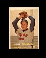 1957 Topps #378 Elmer Singleton P/F to GD+